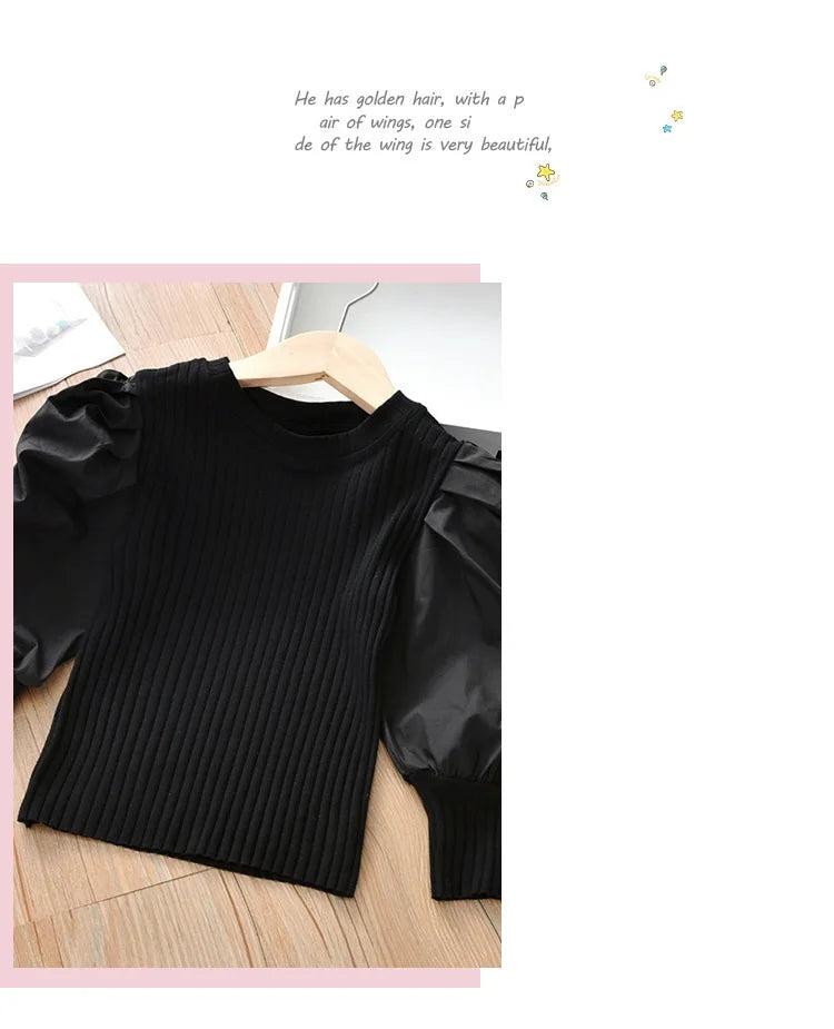 Summer White Baby Girls Long Sleeve Shirt Princess Shirt for T Shirt Casual Clothes Kid Girl Short Sleeve Tops Pullover