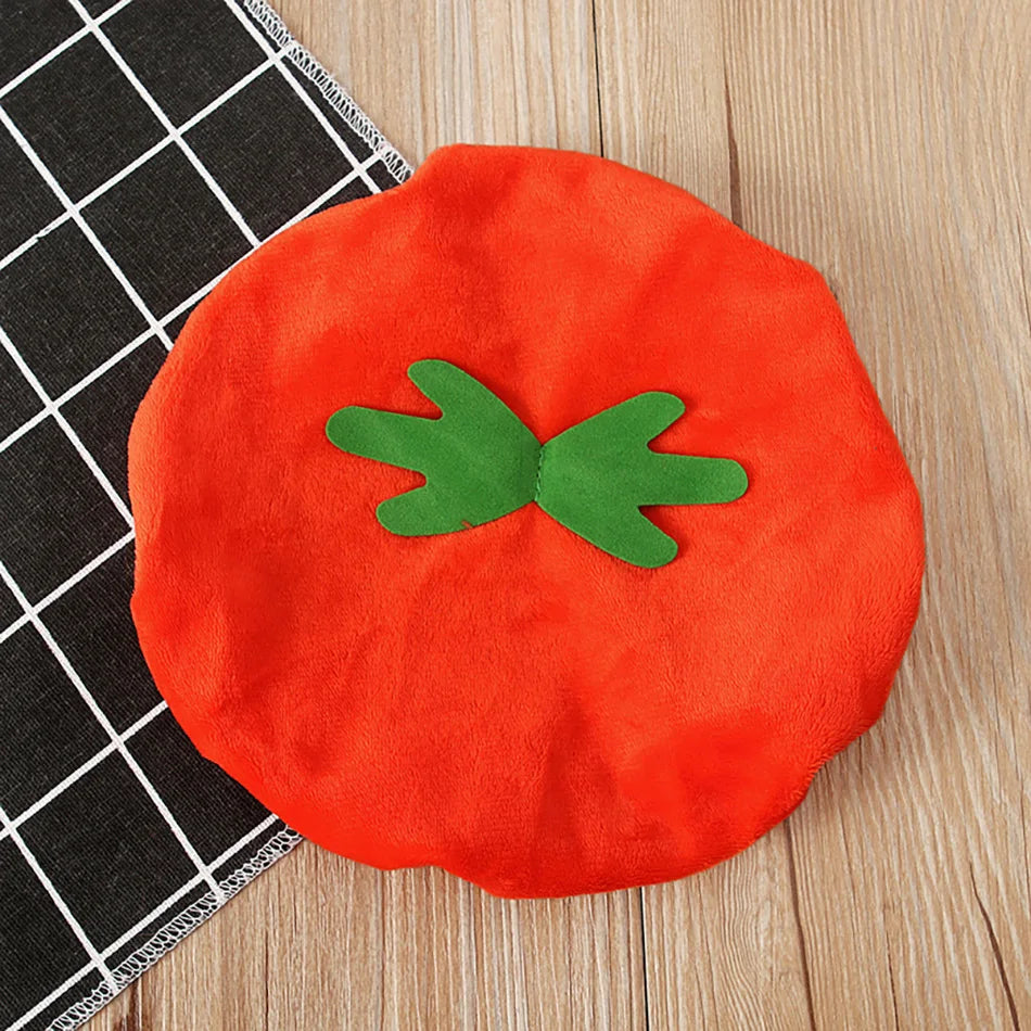 Baby Costume Kids Pumpkin Romper with Hat Boys Girls Cosplay One-Piece Infant Summer Casual Onesie Halloween Jumpsuit 0-5 Years