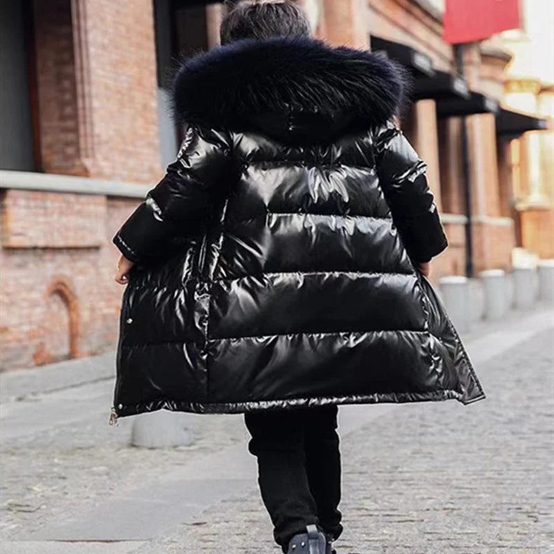 Boys Down Jacket Coat Overcoat Cotton 2023 Lovey Warm Thicken Winter Plus Size Children's Clothing