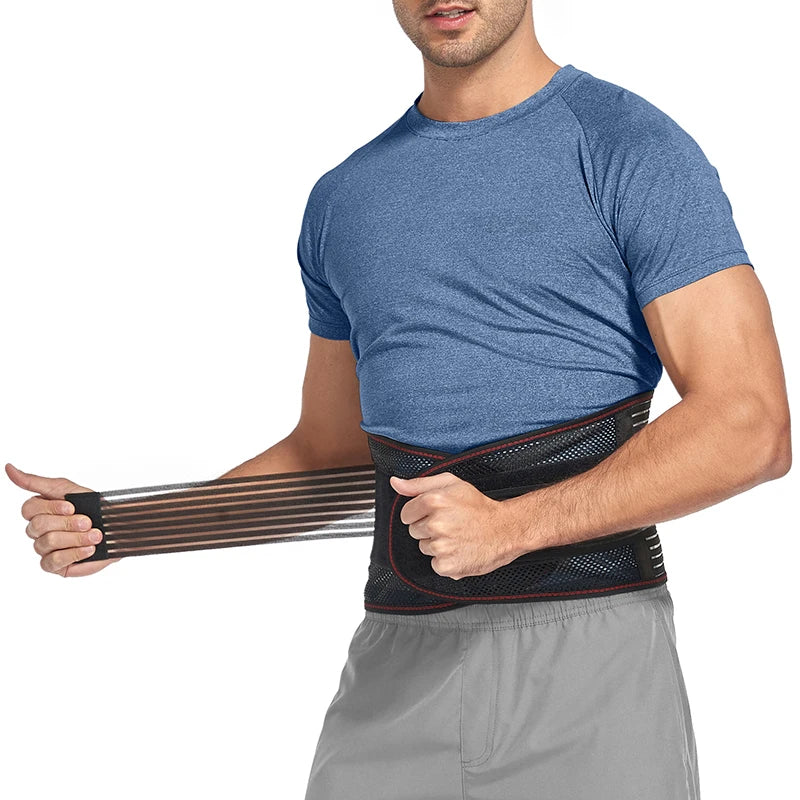 Back Support Belt for Men Women Lumbar Braces Orthopedic Protection Spine Support Belt Pain Relief Brace Waist Trainer Corset