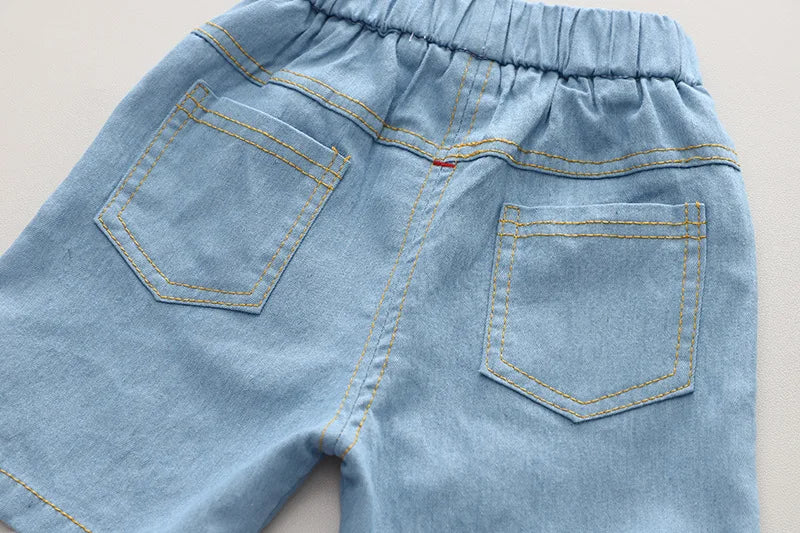 Summer new shirt 2024 boys lapel short-sleeved suit kidsren's clothing kidsren's workwear casual pants shirt two-piece set