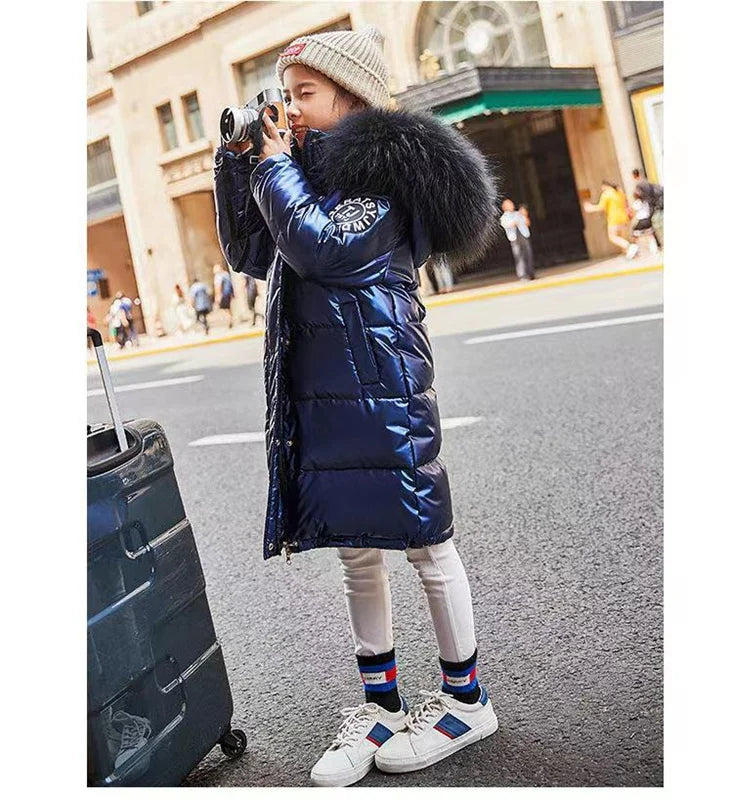 Boys Down Jacket Coat Overcoat Cotton 2023 Lovey Warm Thicken Winter Plus Size Children's Clothing