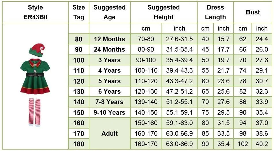2024 Christmas Clothing Set Boy Girl Family Matching Outfit Kid Adult Santa Claus Cosplay Costume Hat Socks Pant Elf Clothes