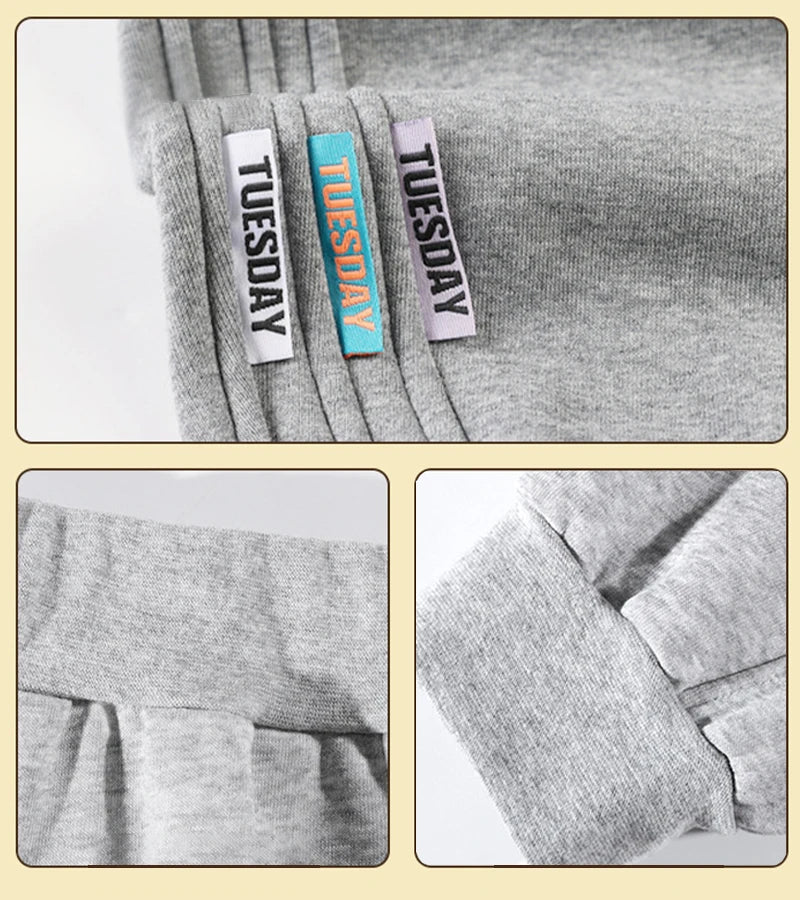 Spring Autumn Casual Boys Pants Loose Striped Pattern Long Style Trousers For Kids Teenage Children Sport Clothes 3-10 Years
