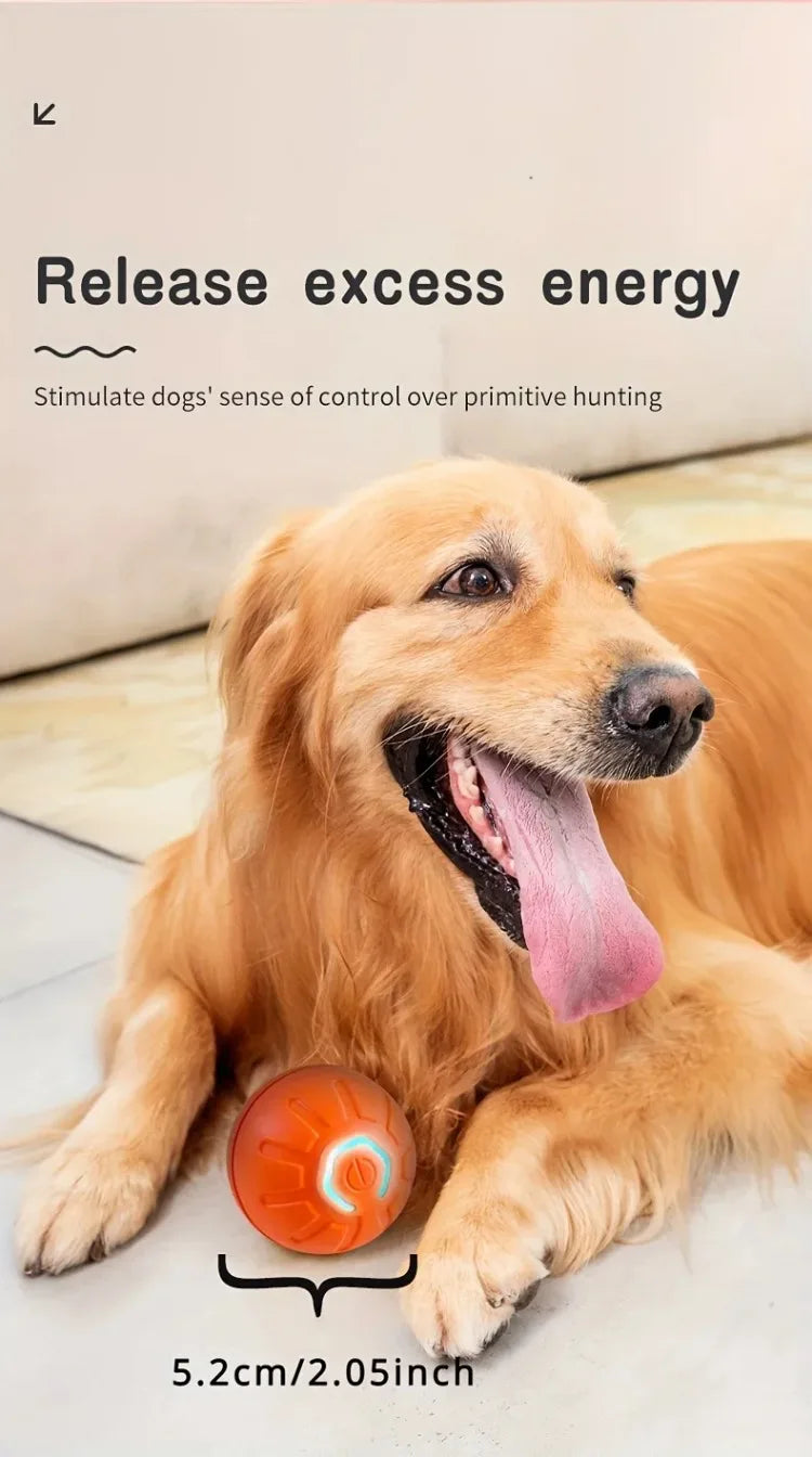 1-10PCS Smart Dog Toy Ball Electronic Interactive Pet Toy Moving Ball USB Automatic Moving Bounce Suitable for Puppy Gift