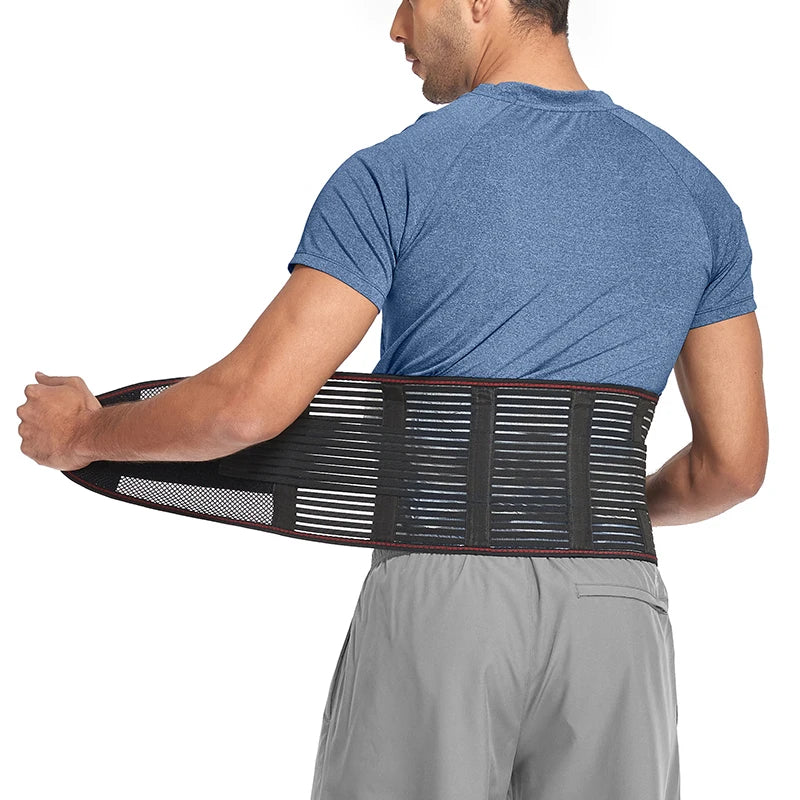 Back Support Belt for Men Women Lumbar Braces Orthopedic Protection Spine Support Belt Pain Relief Brace Waist Trainer Corset