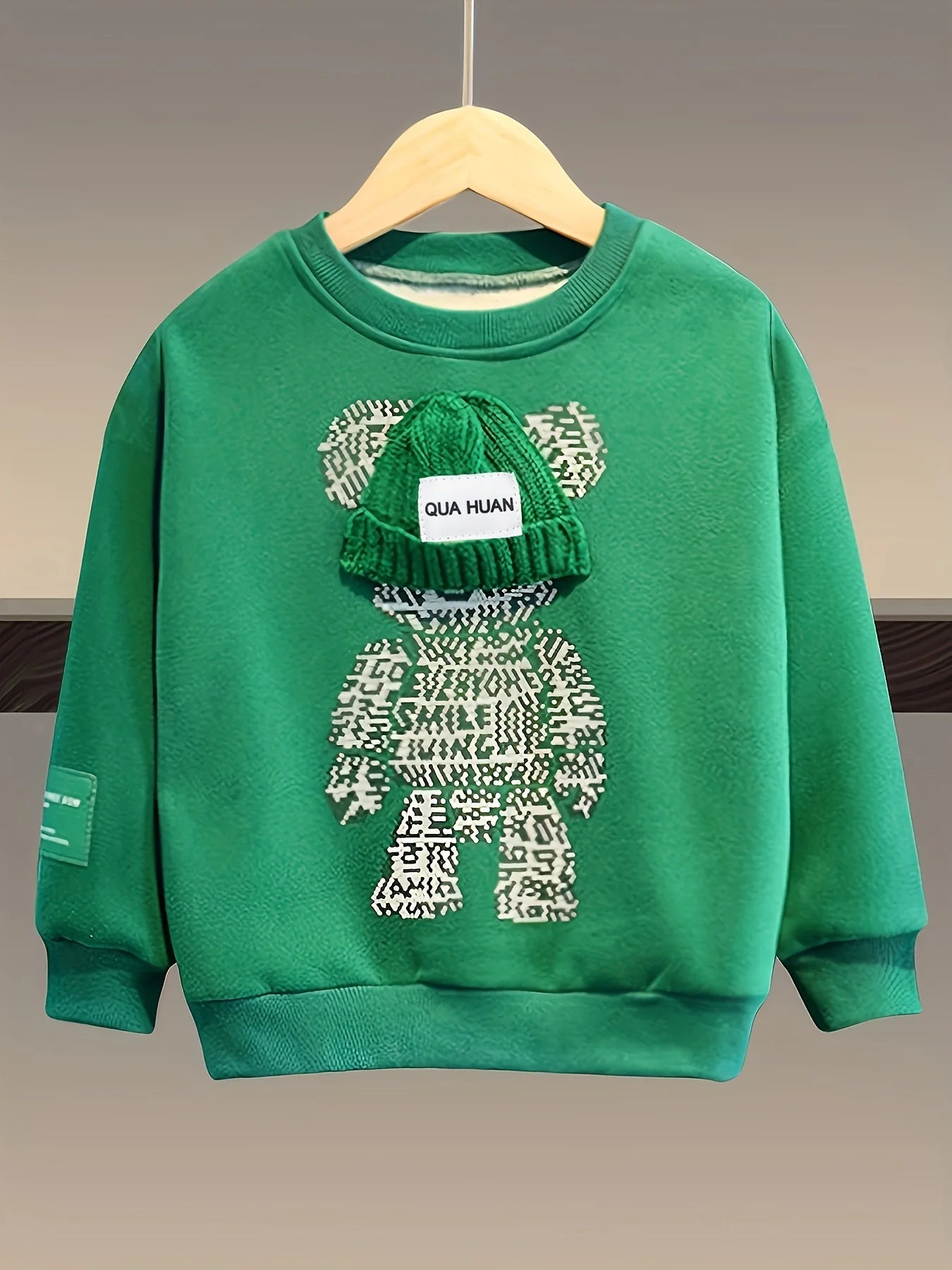 Spring Autumn Kid Clothes Boy Fashion Children's Set Two Pieces Sweatshirt Pant Outfit
