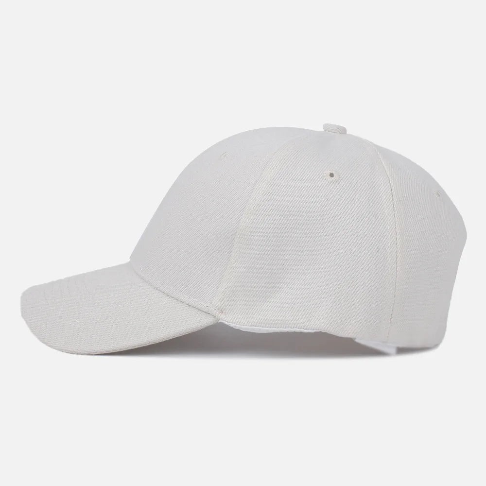 Men Women Multiple Colour Baseball Cap Peaked Cap Solid Color Adjustable Unisex Spring Summer Dad Hat Shade Sport Baseball Hats