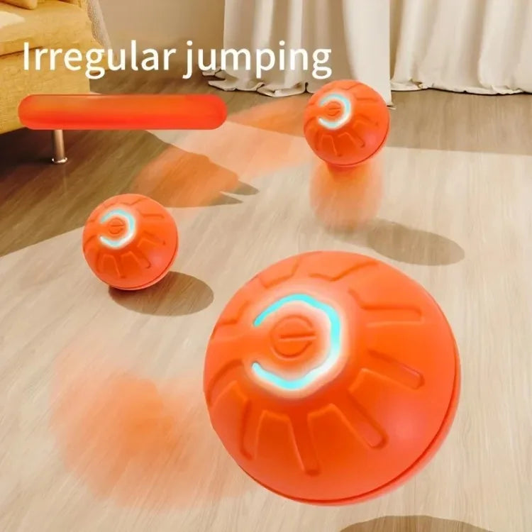 1-10PCS Smart Dog Toy Ball Electronic Interactive Pet Toy Moving Ball USB Automatic Moving Bounce Suitable for Puppy Gift