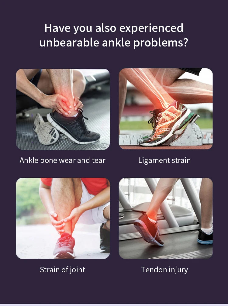 Adjustable Ankle Support Compression Ankle Brace Protector for Running Soccer Basketball Nylon Knitted Bandage Ankle Strap