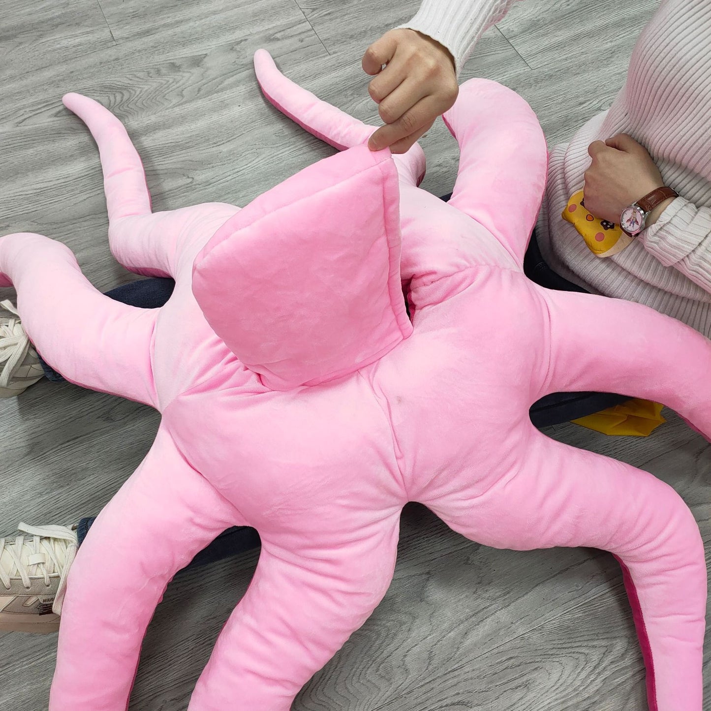 2024 NEW Octopus Cosplay For Newborn Baby Halloween Costumes Pink Cushion Christmas Pillow Romper