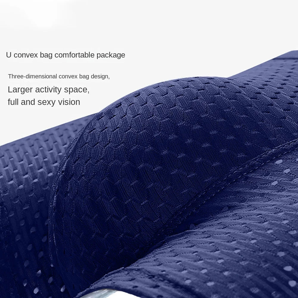 Men Panties Male Underpants Man Pack Shorts Boxers Underwear Slip Homme Calzoncillos Bamboo Hole U Convex Pouch Large Size 5XL
