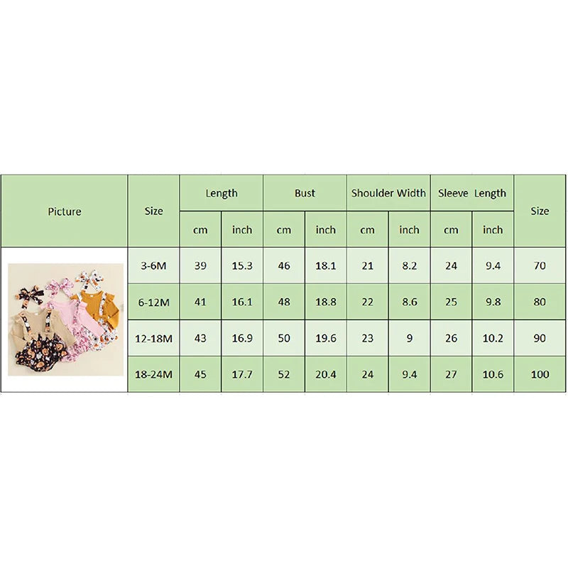 2024-05-23 Lioraitiin Baby Girls Halloween Jumpsuits Pumpkin Print Long Sleeve Romper and Cute Headband Set for Infant Outfits
