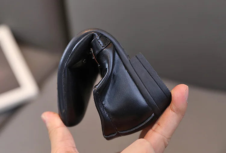 Children's Leather Shoes for Boys Toddler Kids Party Wedding Formal Performance Shoes School All-match Black White Loafers Shoes