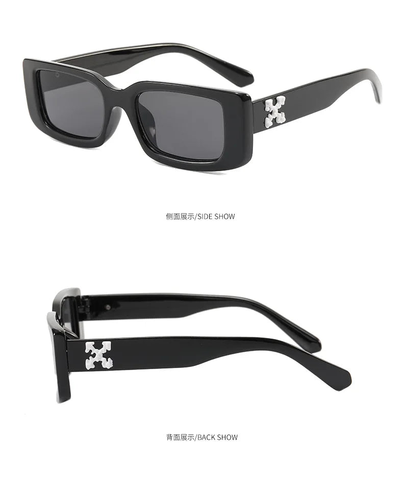 Fashion Luxury Design Square Sunglasses Men Women Small Rectangle Street Sun Glasses Ladies Vintage Driving Custom Shades