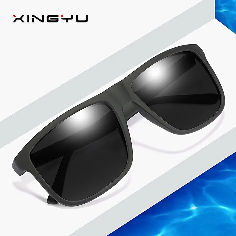 Fashion Vintage Square Polarized Sunglasses Men Women Luxury Brand Designer Men's Sun Glasses Driving Fishing UV400 Eyewear Man