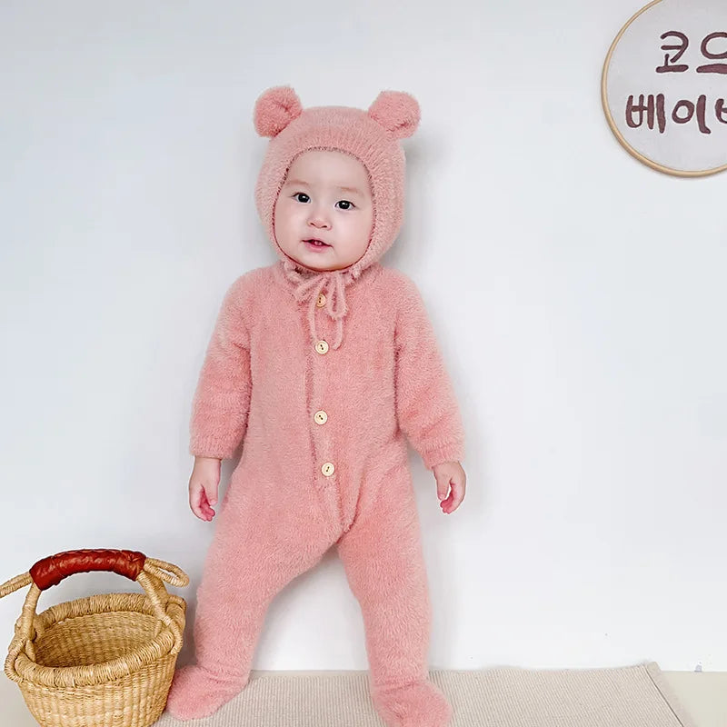2024 NEW Octopus Cosplay For Newborn Baby Halloween Costumes Pink Cushion Christmas Pillow Romper