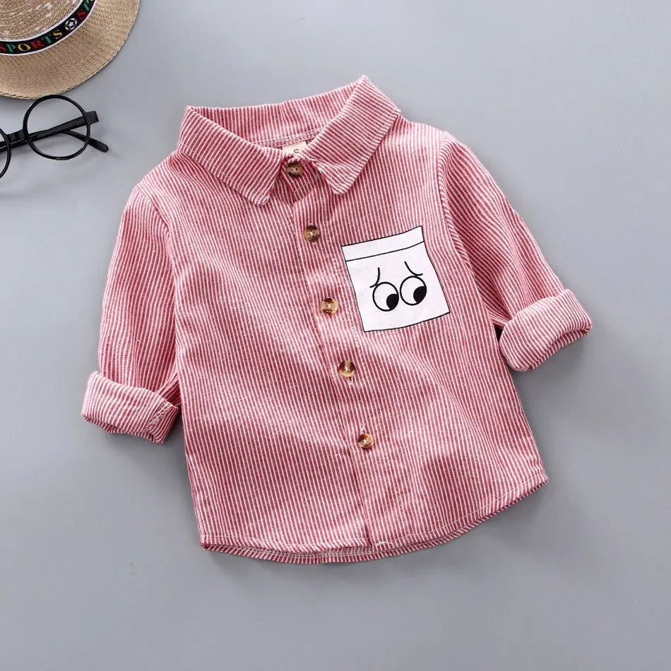 2024 Korean Fashion Children Tops Boys Buffalo Plaid Flannel Shirt Baby Casual Shirt Outerwear Clothes Autumn Girls Blouses 0-5T