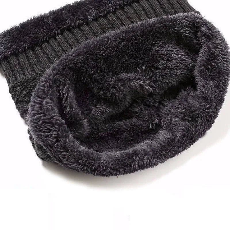 Winter Hat Beanies Hats Beanies For Men Women Wool Scarf Caps Balaclava MaskBonnet Knitted Hat