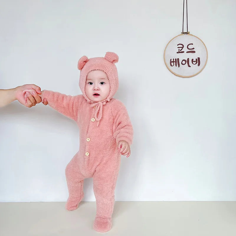 2024 NEW Octopus Cosplay For Newborn Baby Halloween Costumes Pink Cushion Christmas Pillow Romper