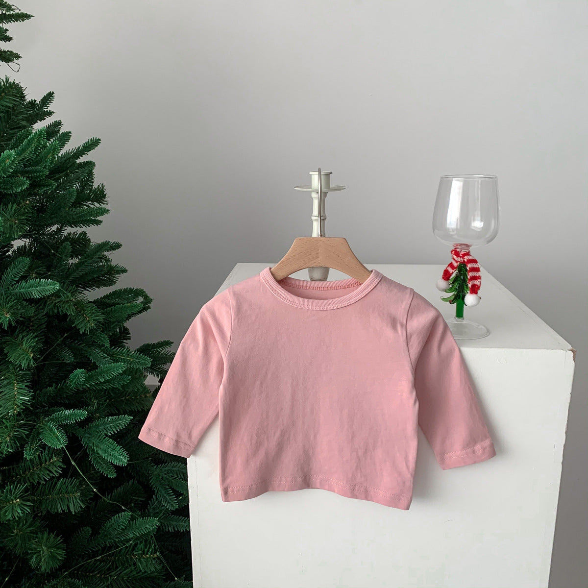 Infant Newborn Girls Boys Autumn Full Sleeve Striped Top Tees Kids Baby Casual Bottoming Shirts Toddler T-shirts Cotton Clothing