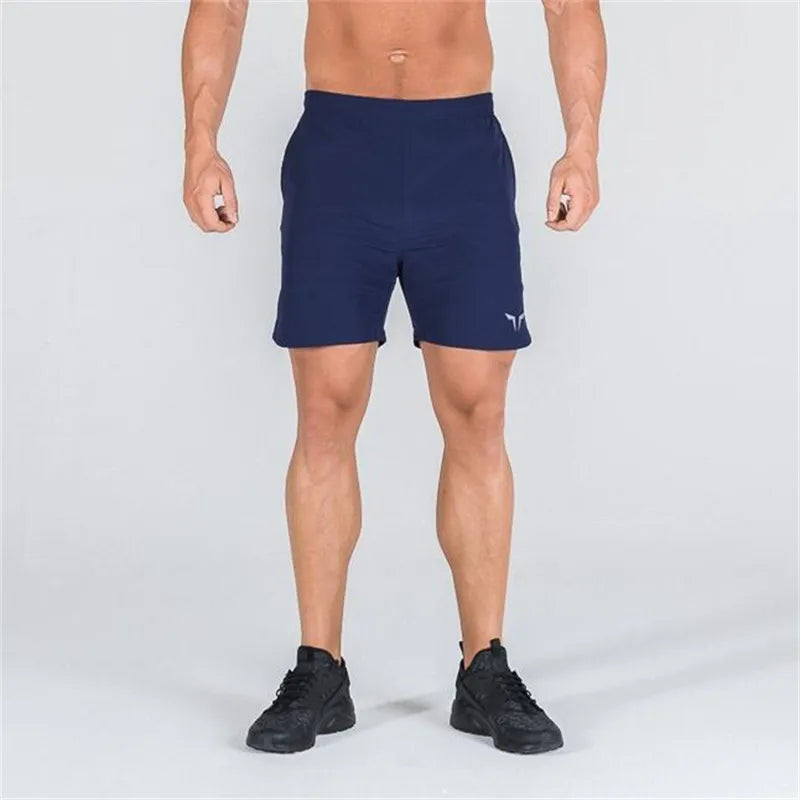 2025 NEW Fitness Men Gyms Shorts Workout Male Breathable 2 In 1 Double-deck Quick Dry Sportswear Jogger Beach Shorts Men