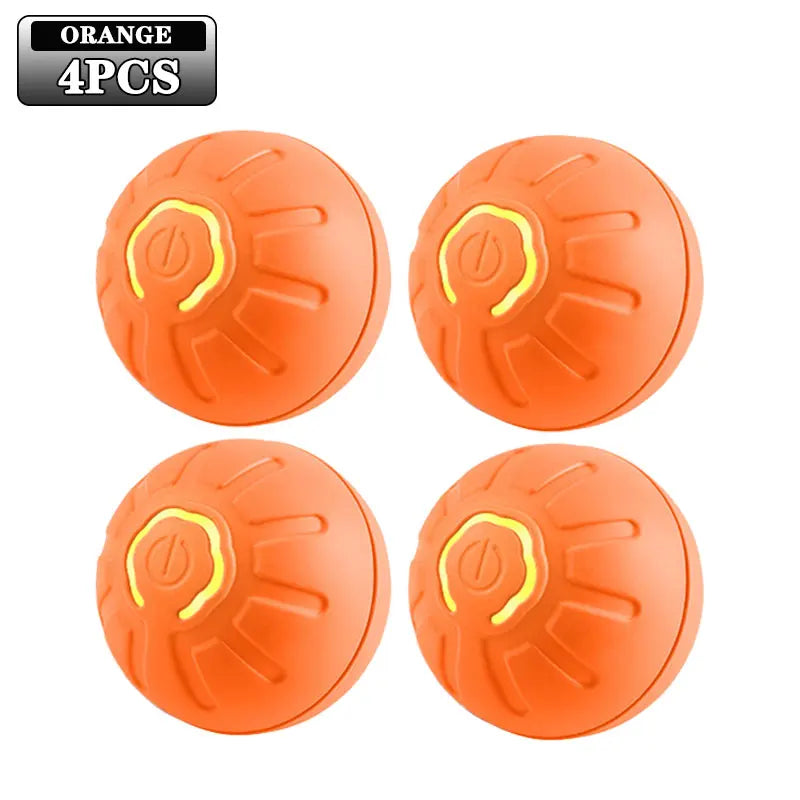 1-10PCS Smart Dog Toy Ball Electronic Interactive Pet Toy Moving Ball USB Automatic Moving Bounce Suitable for Puppy Gift