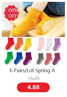 Fashion Rainbow Socks for Kids Spring Summer Colourful Stripe Breathable Cotton Girls Boys Tube Socks School Long Socks 1-8 Year