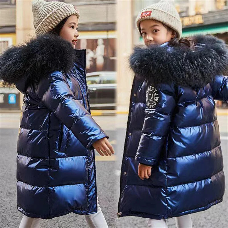 Boys Down Jacket Coat Overcoat Cotton 2023 Lovey Warm Thicken Winter Plus Size Children's Clothing