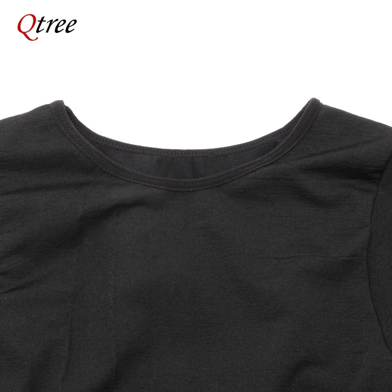 Qtree Men Body Shaper Gynecomastia Compression Shirt Posture Corrector Undershirt Belly Slimming Corrective Waist Trainer Corset