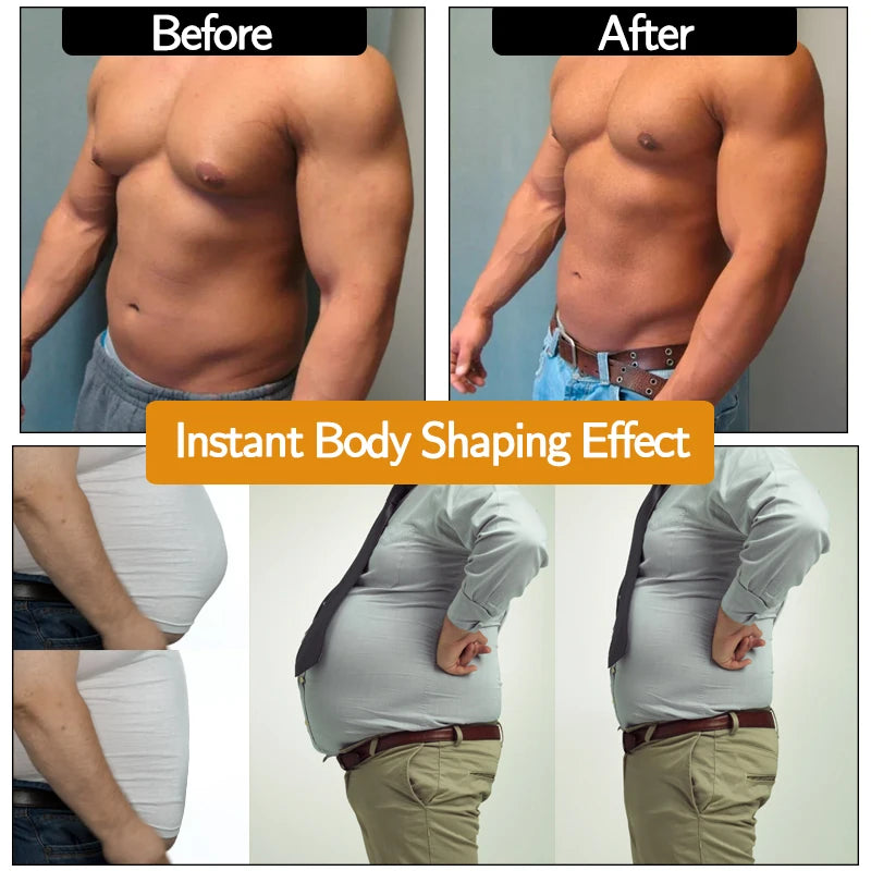 Men Body Shaper Waist Trainer Tummy Control T-Shirt Compression Shirts Weight Loss Slimming Underwear Abdomen Slim Tank Tops