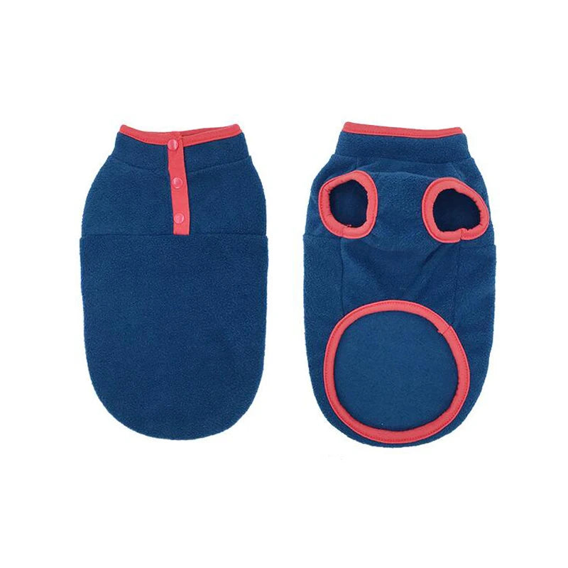 Fleece Dog Clothes For Small Dogs Spring Autumn Warm Puppy Cats Vest Shih Tzu Chihuahua Clothing French Bulldog Jacket Pug Coats