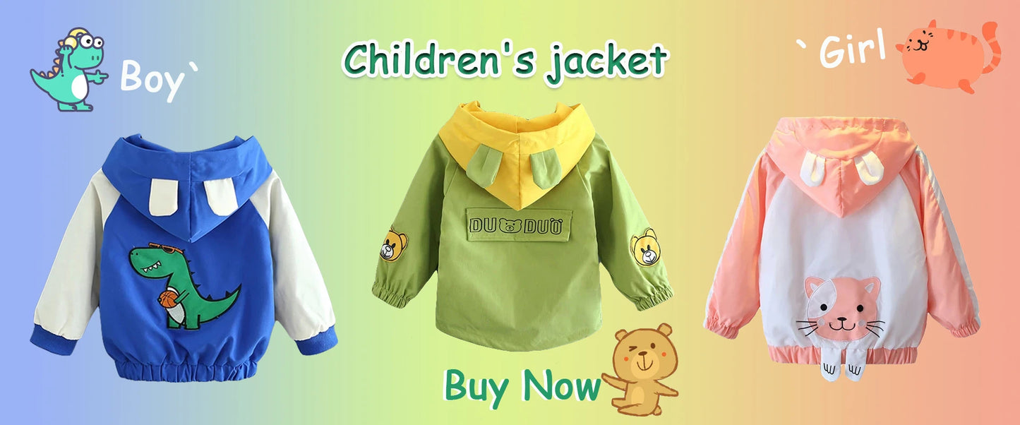 New Colorblocking Jackets Spring Girls Fashion Thin Coats Autumn Children Clothes Big Kids Casual Zipper Outerwear 2-10 Years