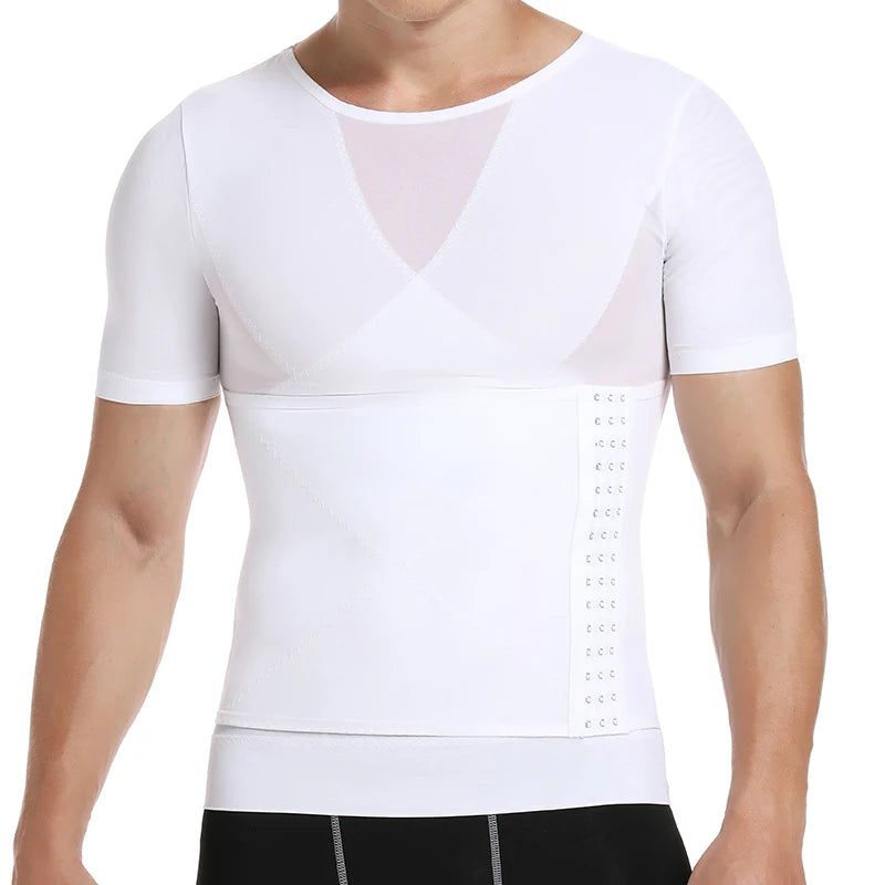 Men Body Shaper Waist Trainer Tummy Control T-Shirt Compression Shirts Weight Loss Slimming Underwear Abdomen Slim Tank Tops