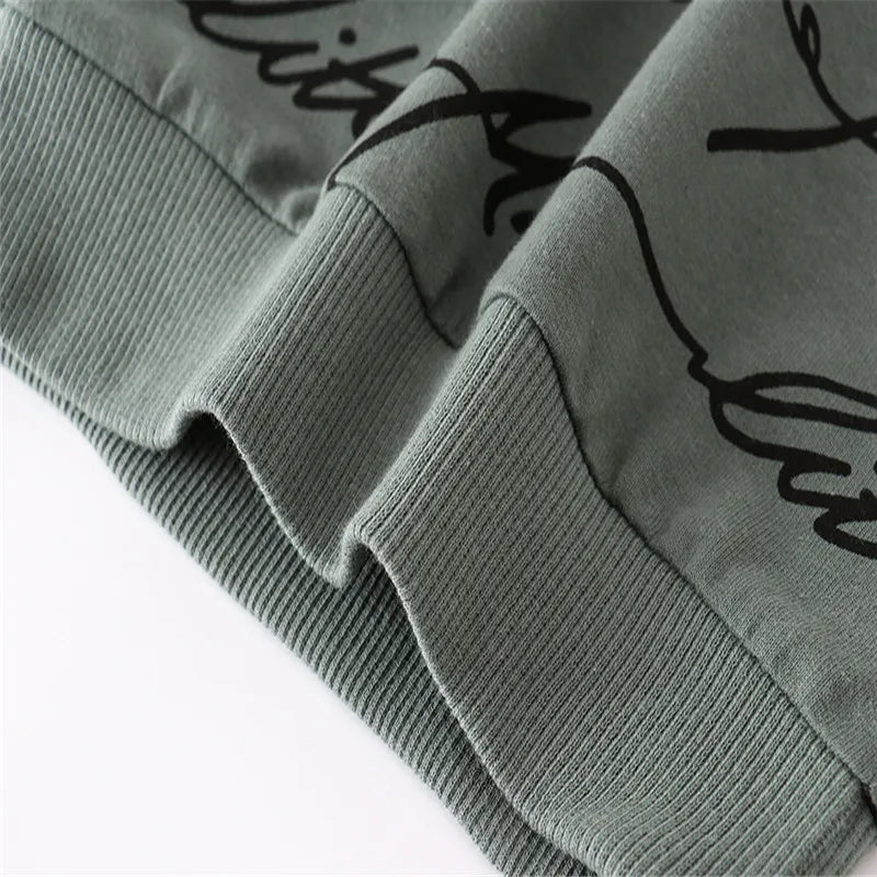 Jumping Meters Autumn Spring Kids Sweatshirts With Letters Print  Boys Girls Cotton Clothes Hot Selling Toddler Shirts Tops