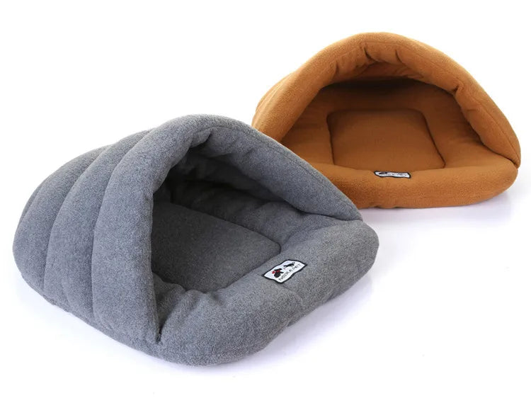 Winter warm slipper shape pet cushion house dog bed dog house soft comfortable cat dog bed house high quality products