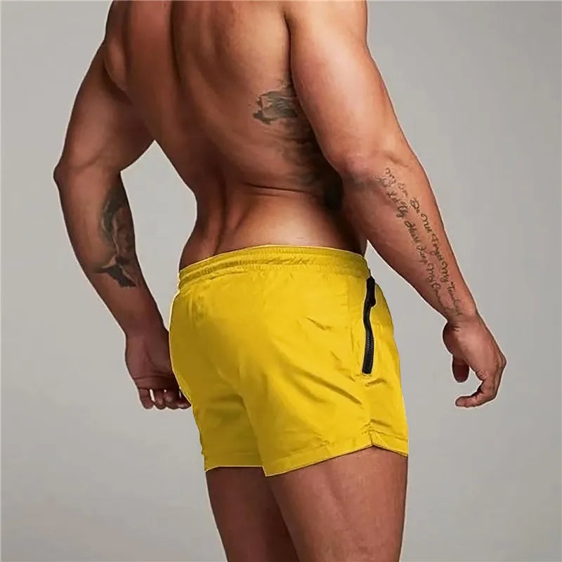 2025 Man Beach shorts Quick Dry Swimming Shorts gay Swimwear Man Swimsuit Swim Trunks Summer Bathing Beach Wear Surf Boxer mayo