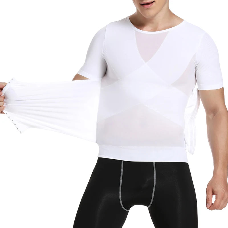Men Body Shaper Waist Trainer Tummy Control T-Shirt Compression Shirts Weight Loss Slimming Underwear Abdomen Slim Tank Tops