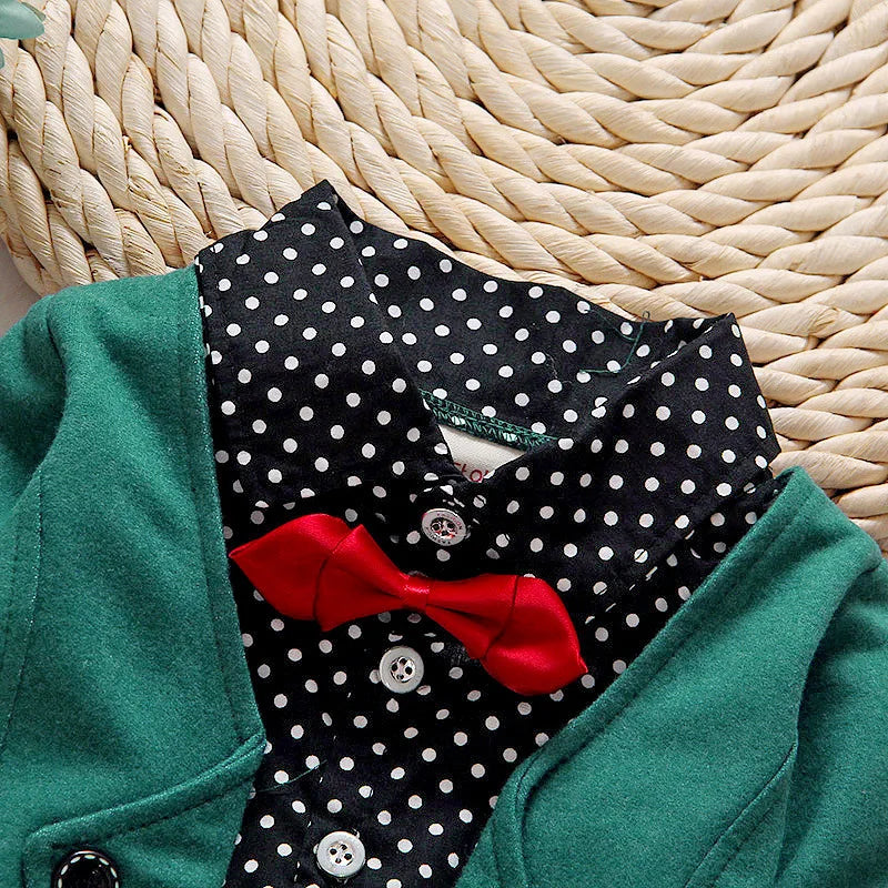 Kids Thinner Clothes Sets Spring Autumn Tracksuit Baby Boys Kid Long Sleeve Gentleman Suits Children T Shirt Pants Clothing Sets