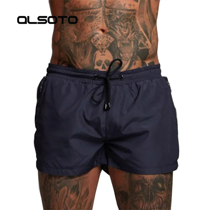 2025 Man Beach shorts Quick Dry Swimming Shorts gay Swimwear Man Swimsuit Swim Trunks Summer Bathing Beach Wear Surf Boxer mayo