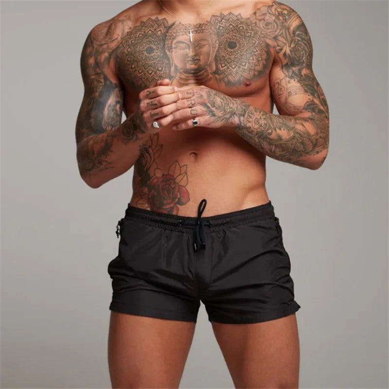 2025 Man Beach shorts Quick Dry Swimming Shorts gay Swimwear Man Swimsuit Swim Trunks Summer Bathing Beach Wear Surf Boxer mayo