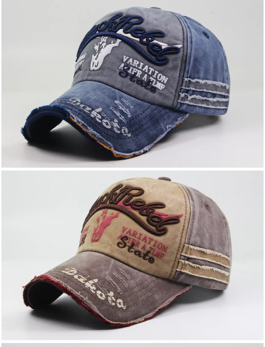 CNTANG Summer Fashion Vintage Baseball Cap Casual Washed Cotton Snapback Embroidery Caps For Men Women Fashion Hat Unisex gorras