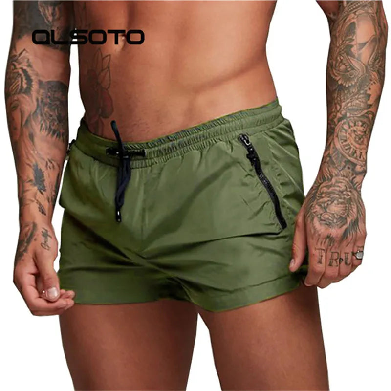 2025 Man Beach shorts Quick Dry Swimming Shorts gay Swimwear Man Swimsuit Swim Trunks Summer Bathing Beach Wear Surf Boxer mayo