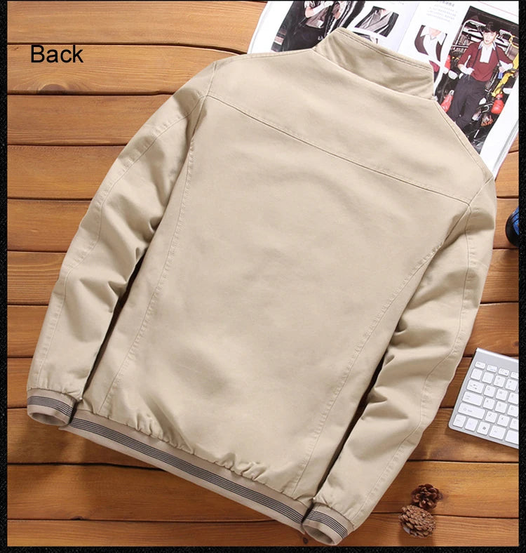 DIMUSI Spring Autumn Men's Bomber Jackets Casual Male Outwear Windbreaker Jacket Mens Zipper Baseball Uniform Coats Clothing