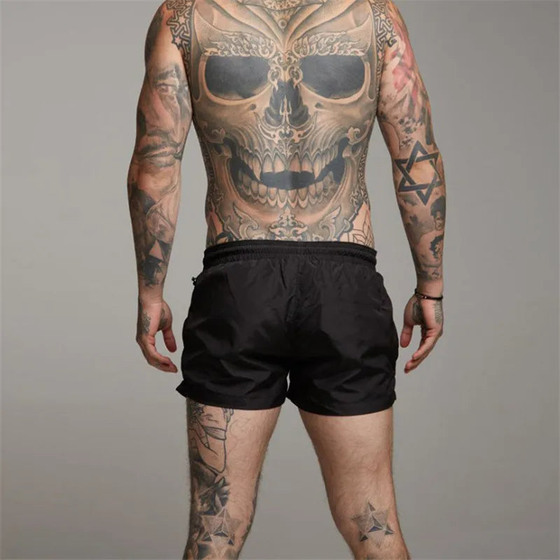 2025 Man Beach shorts Quick Dry Swimming Shorts gay Swimwear Man Swimsuit Swim Trunks Summer Bathing Beach Wear Surf Boxer mayo