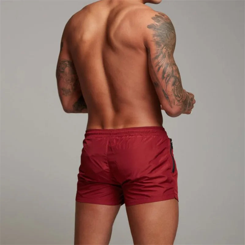 2025 Man Beach shorts Quick Dry Swimming Shorts gay Swimwear Man Swimsuit Swim Trunks Summer Bathing Beach Wear Surf Boxer mayo
