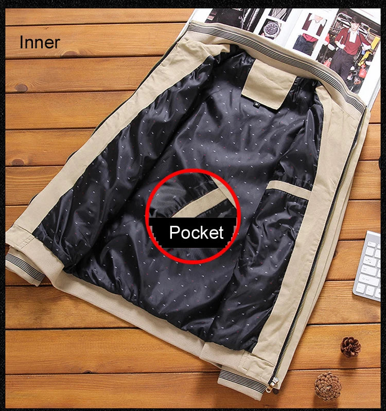 DIMUSI Spring Autumn Men's Bomber Jackets Casual Male Outwear Windbreaker Jacket Mens Zipper Baseball Uniform Coats Clothing