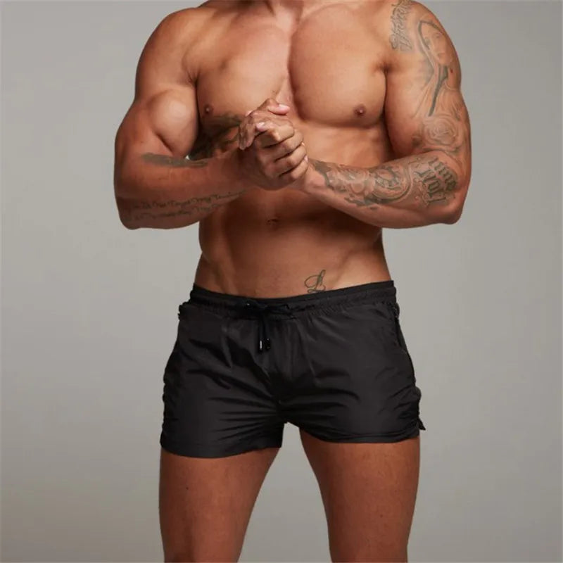 2025 Man Beach shorts Quick Dry Swimming Shorts gay Swimwear Man Swimsuit Swim Trunks Summer Bathing Beach Wear Surf Boxer mayo