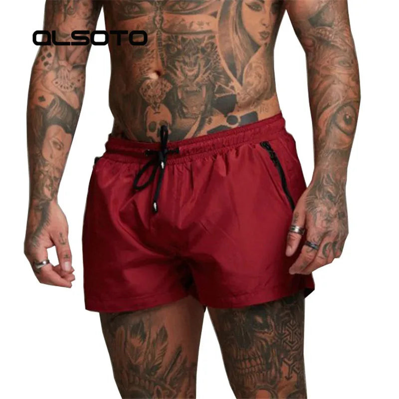 2025 Man Beach shorts Quick Dry Swimming Shorts gay Swimwear Man Swimsuit Swim Trunks Summer Bathing Beach Wear Surf Boxer mayo