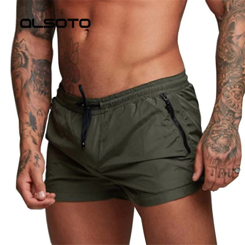 2025 Man Beach shorts Quick Dry Swimming Shorts gay Swimwear Man Swimsuit Swim Trunks Summer Bathing Beach Wear Surf Boxer mayo